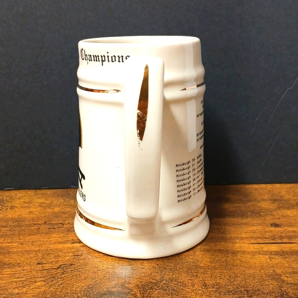 Vintage Pittsburgh Steelers Super Bowl XIII 13 Champions, Beer Stein Mug, NFL - Picture 4 of 6